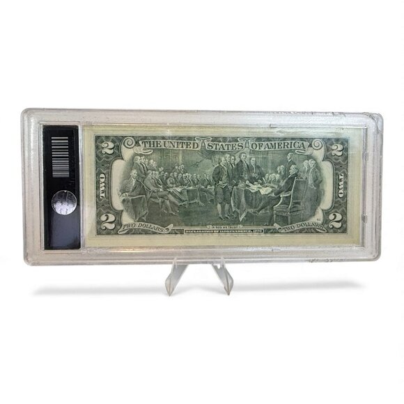 Mercury-Atlas 6 Friendship 7 $2 Note In Protective Case - Authenticated & Uncirc - Picture 2 of 6
